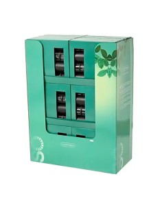 Estaca solar negra 1 led, 3 im, función fija, set de 4 uds 2