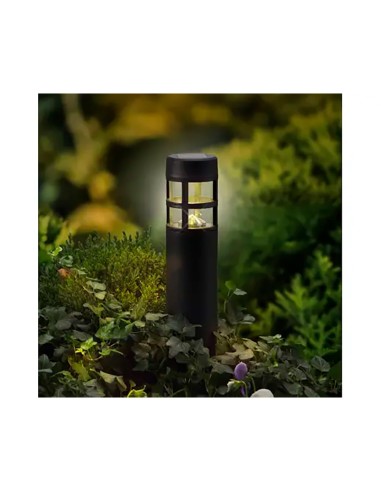 Estaca solar negra 1 led, 3 im, función fija,...