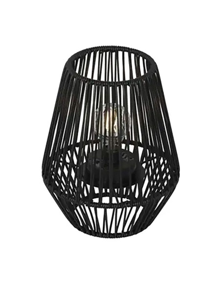 Farolillo solar negro