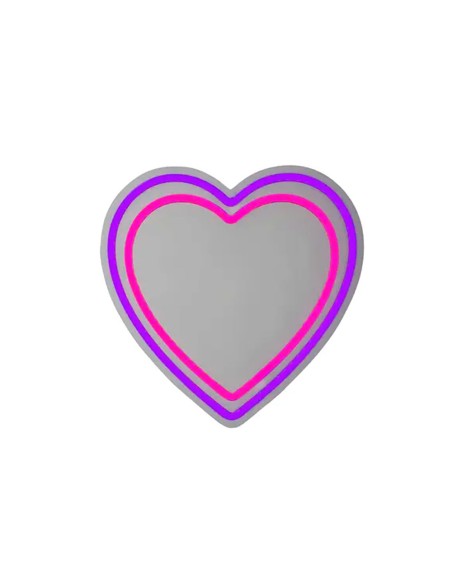 Luz led neón decorativa corazón