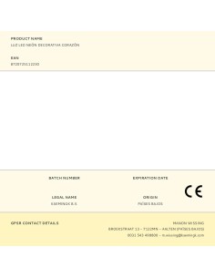 Luz led neón decorativa corazón 2