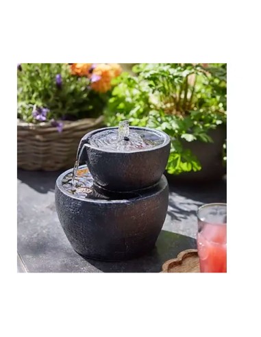 Fuente solar de poliresina, para exterior ip68,...