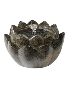 Fuente solar en forma de flor de poliresina, para exterior ip68