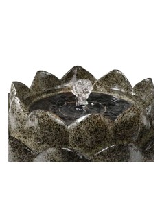 Fuente solar en forma de flor de poliresina, para exterior ip68 2