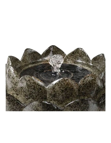 Fuente solar en forma de flor de poliresina, para exterior ip68