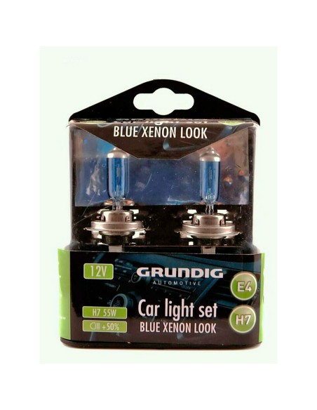 Set 2 bombillas para coche 12v h4 xenon grundig