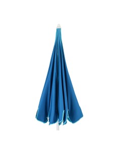 Sombrilla para jardín poliéster ø195 x 215 cm color azul ribete azul turquesa 2