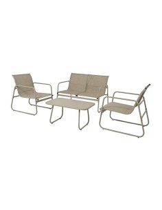 Conjunto jardín 4 piezas beige modelo bogota