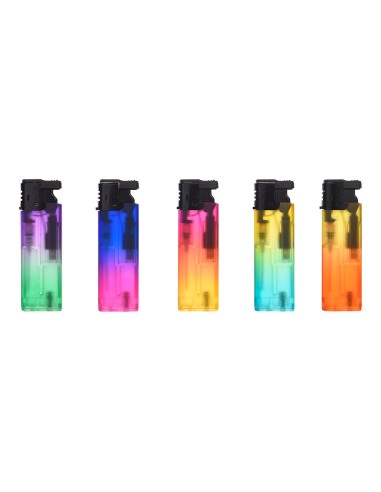 Encendedor electrónico gradient spray, colores surtidos euro/u
