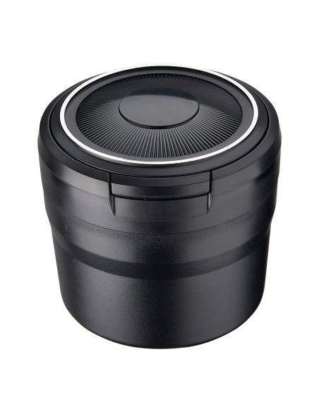 Cenicero redondo con led, colores surtidos, ø8 x 7 cm