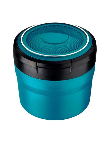 Cenicero redondo con led, colores surtidos, ø8 x 7 cm