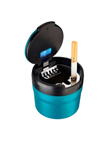 Cenicero redondo con led, colores surtidos, ø8...