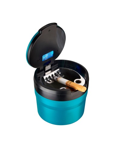 Cenicero redondo con led, colores surtidos, ø8...