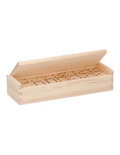Juego dominó madera 19,5 x 6,5 x 4,3 cm