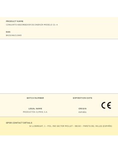 Conjunto absorbedor de energía modelo 31-a 2