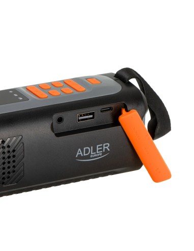 Radio emergencia solar + manivela, linterna led...