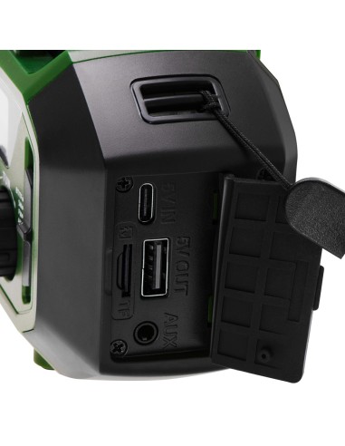 Radio emergencia multifunción solar/dinamo/usb...