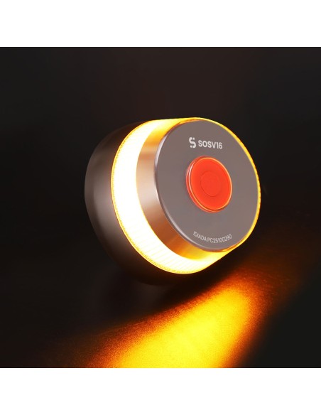 Baliza v16 de emergencia homologada conectada geolocalizable con dgt 3.0 sosv16