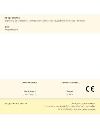 Baliza v16 de emergencia homologada conectada...