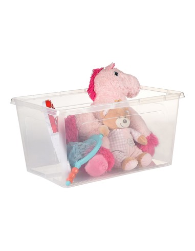 Caja transparente multiusos con tapa 44 l 58,5...