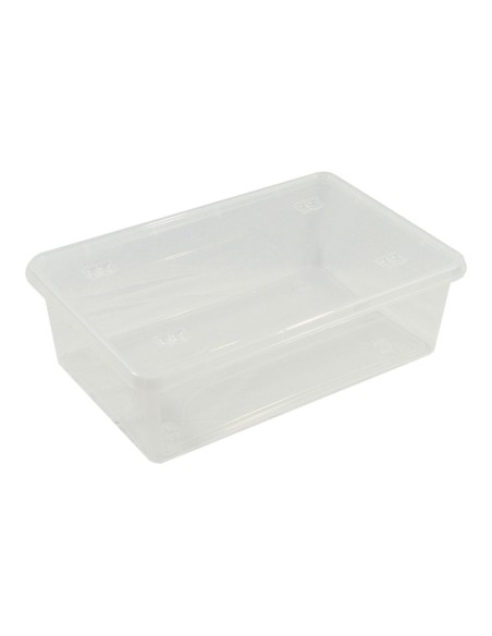 Caja transparente multiusos con tapa 29 l 58,5 x 39 x 17 cm