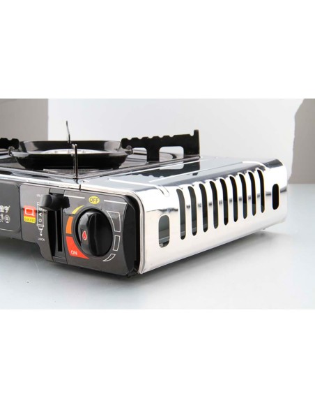 Cocina portátil de gas compacta para cartuchos de gas 227 g (no incluido)