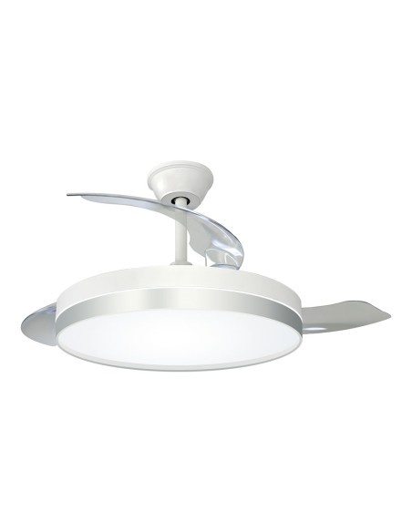 Ventilador de techo 3cct ø107 cm, plateado