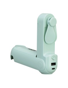 Ventilador de mano plegable con linterna y powerbank, colores surtidos, 3,7 x 11,9 cm 2