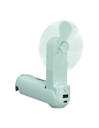 Ventilador de mano plegable con linterna y...