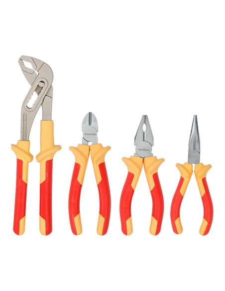 Alicates aislados, juego 4 piezas