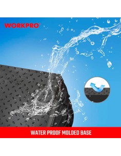 Bolsa de herramientas con cremallera y base impermeable 42 x 24 x 25 cm 2