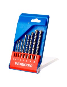 Brocas para mampostería, básico, ø3,00 - ø10,00 mm, juego 8 piezas