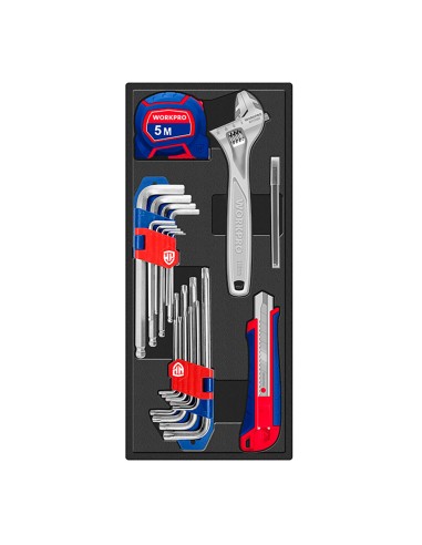 Juego herramientas, 31 piezas