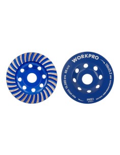 Muela copa diamantada, dientes segmentados, ø115 x 22,2 mm x 12 dientes