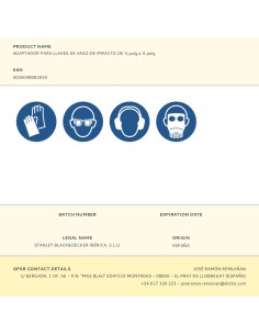 Adaptador para llaves de vaso de impacto de ½ pulg a ¼ pulg 2