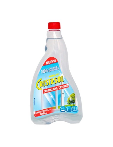 Limpiacristales cristalino, recambio 750 ml