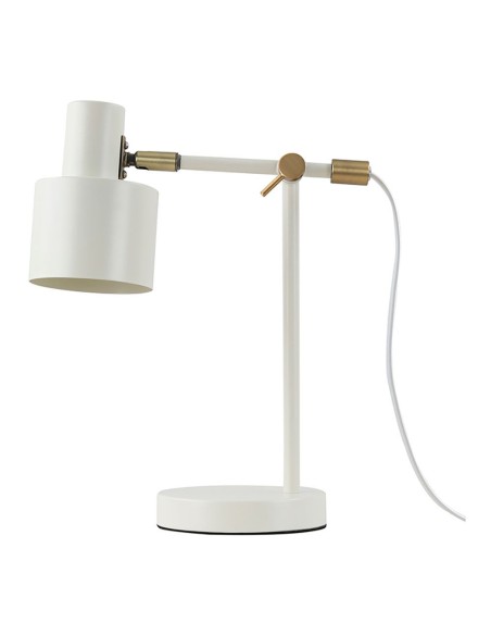 Lámpara de mesa serantes, 1xe27, color blanco roto, 300 x 140 x 351 mm