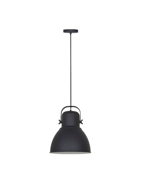 Lámpara de techo, colgante, e27, negra, ø320 x 1870 mm