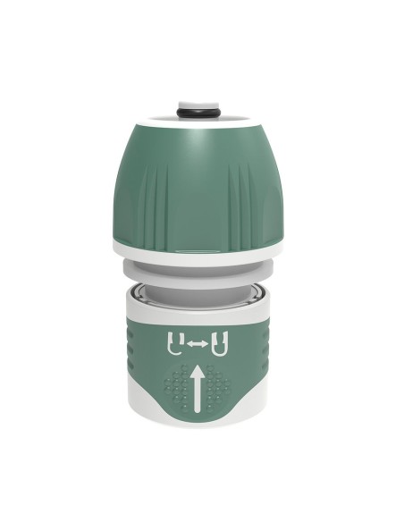 Conector rápido de manguera stop universal, ½ pulg - 5/8 pulg, blister