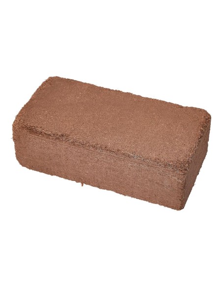 Ladrillo de fibra de coco compactada