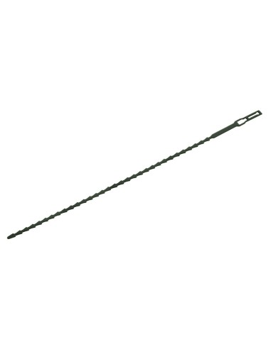 Ataduras reutilizables y ajustables, color verde,33,5 cm, blíster 12 uds