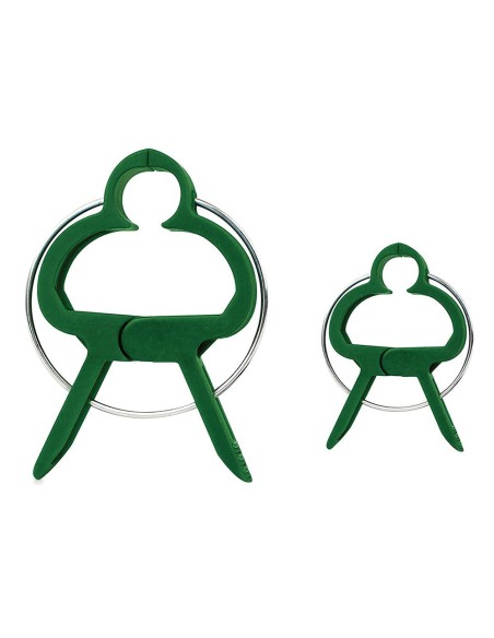 Pinzas para entutorar, dos tamaños, blíster 20 uds