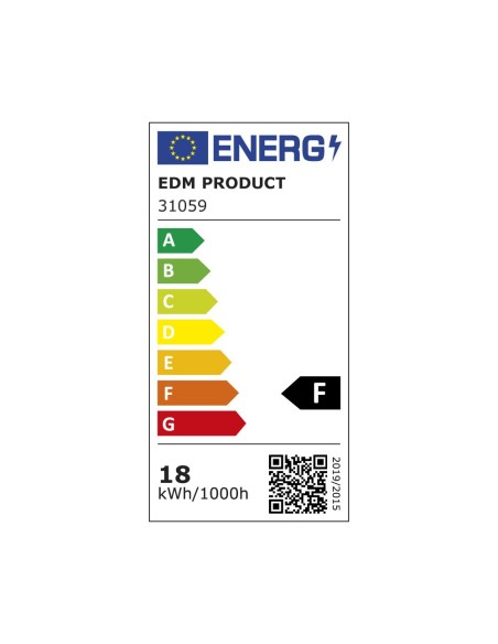 Downlight led empotrable, redondo, 18 w, 3cct, 1820 lm, marco aluminio, ø22,3 cm