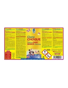 Cloro de choque granulado, bote 1 kg 2
