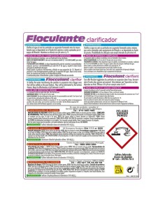 Floculante clarificador, garrafa 5 l 2