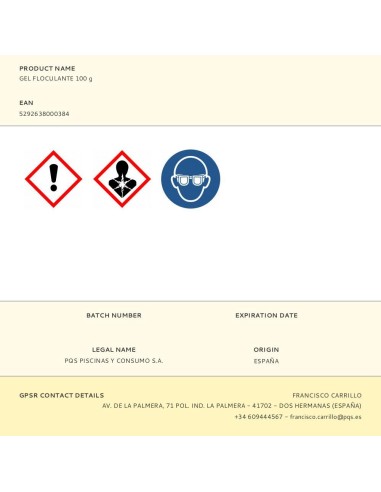 Floculante gel 100 g