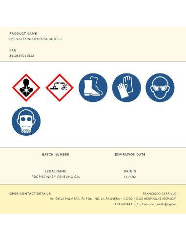 Antical concentrado, bote 1 l