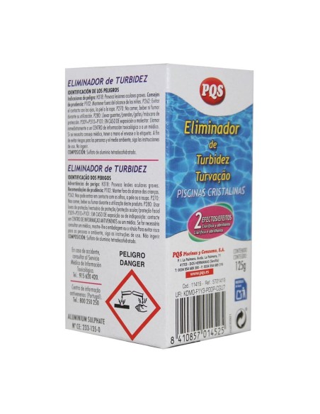 Eliminador de turbidez 125 g