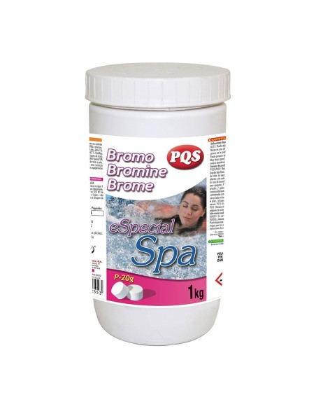 Bromo desinfectantes sin cloro, tabletas 20 g, bote 1 kg