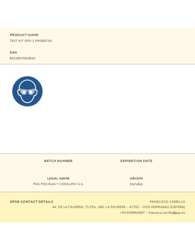 Test kit dpd 2 probetas